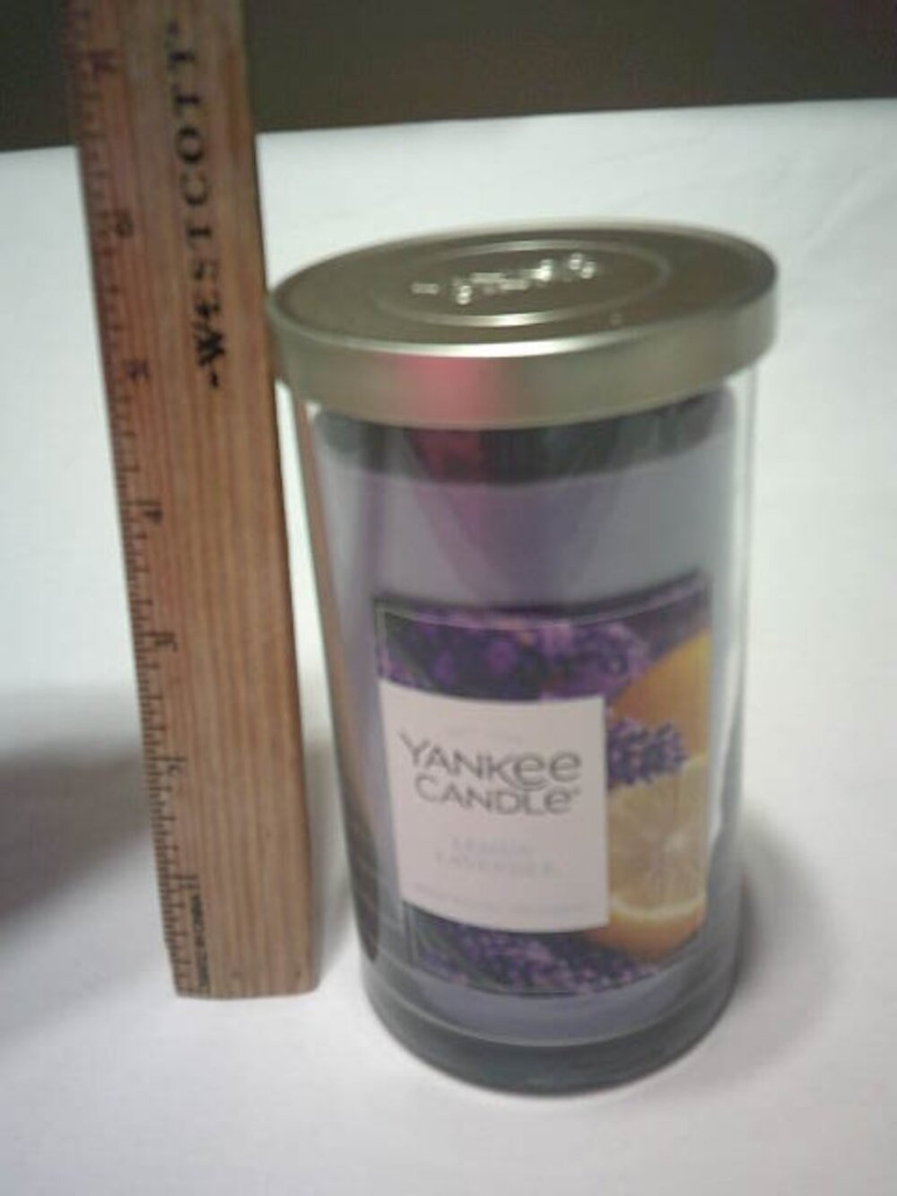 NEW LARGE YANKEE JAR CANDLE LEMON LAVENDER 14.25 OZS. ROOM-FILLING FRAGRANCE 🔥